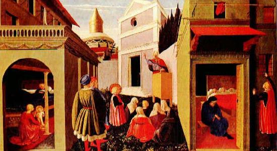 Fra Angelico Story of St Nicholas Norge oil painting art